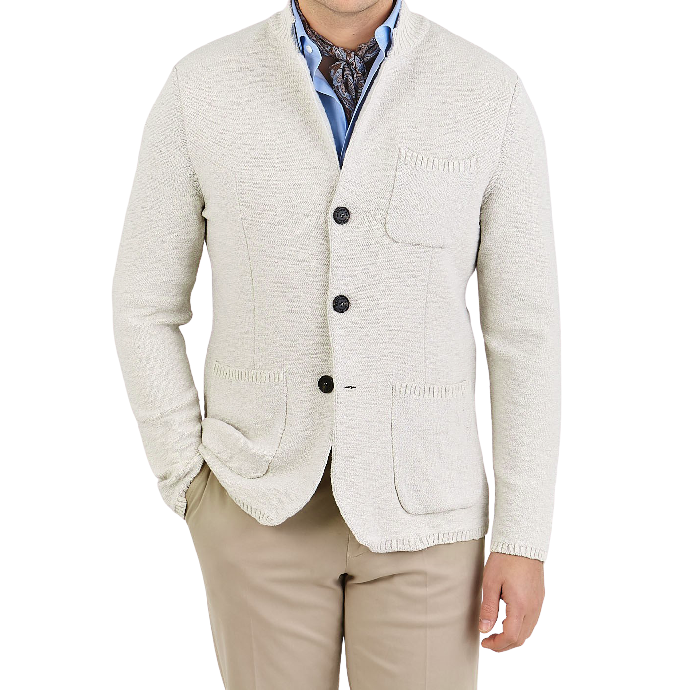 cream white jacket