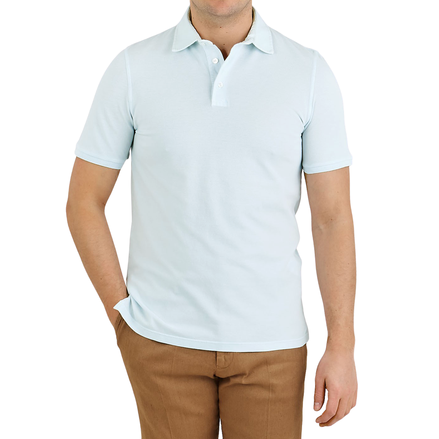 Mens Classic Polo Shirt 100% Cotton Short Sleeve Plain Pique Collared Tee Top