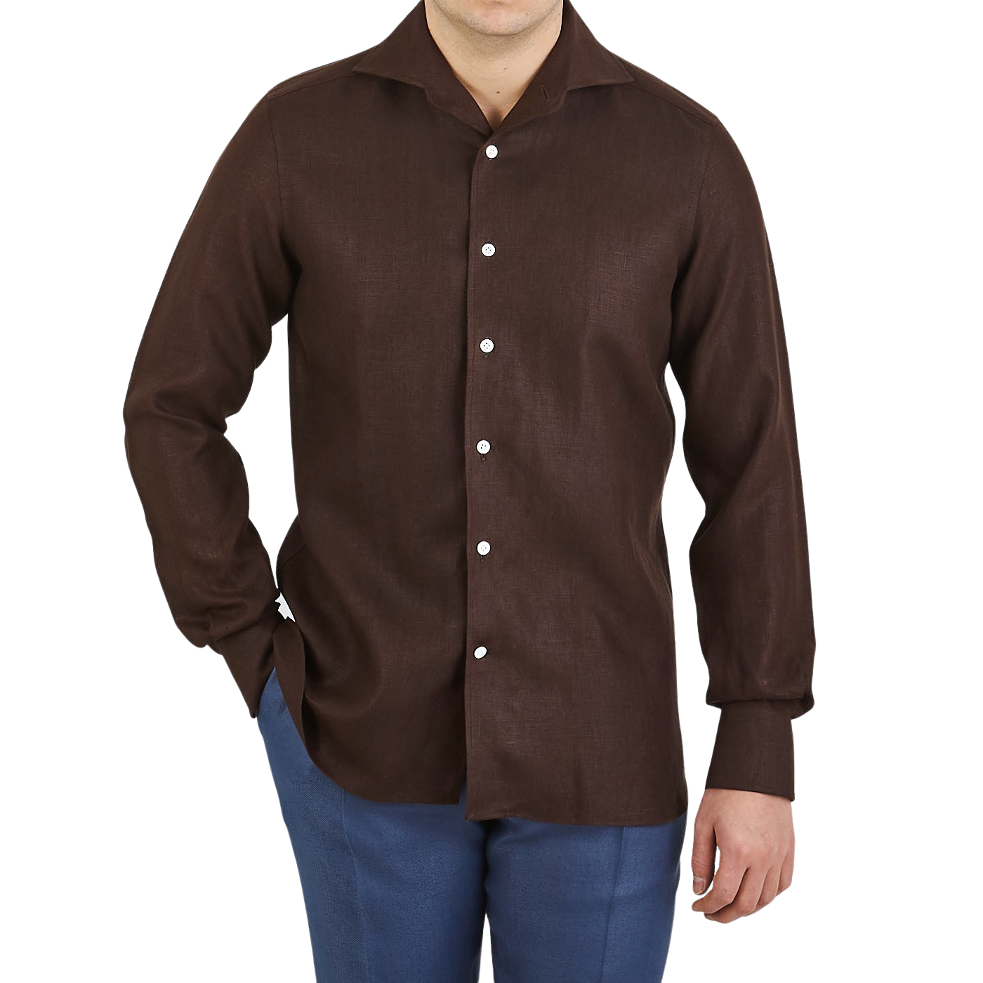 100Hands - Brown Heavy Linen Blackline 